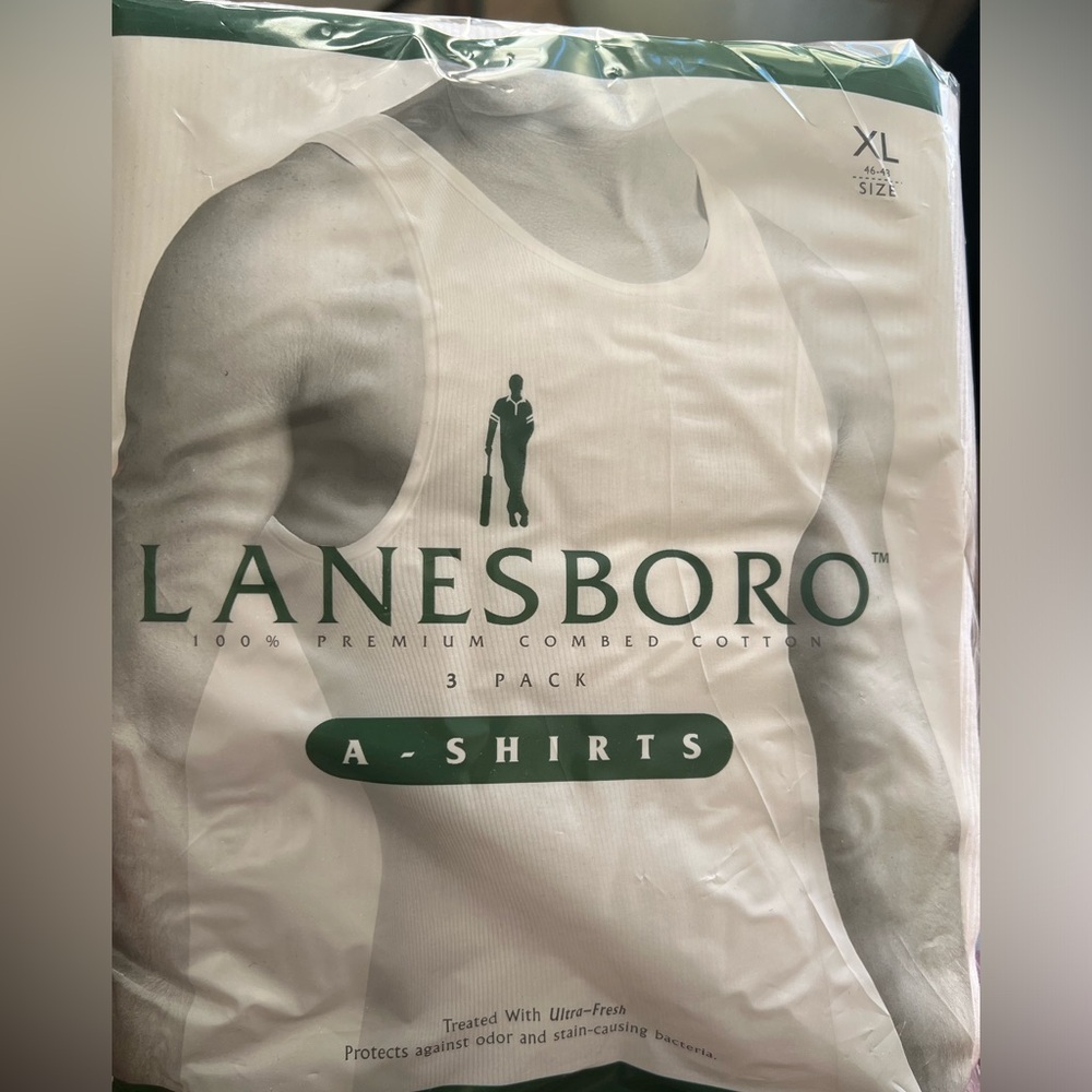 NWT - Lanesboro BJ’s brand men’s premium cotton undershirts